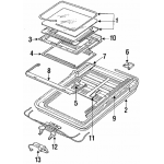 SUNROOF SOL PLEYTI SONATA 94- (HMC)