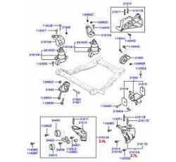 MOTOR KULAK ÜST AYAK SANTAFE D 00-05