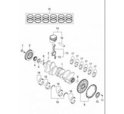 PİSTON KOL CIVATASI ADMİRA ACCENT 03-06/MİLENYUM 00-02/GETZ/TUCSON/SANTAFE/SPORTAGE 04- DİZEL