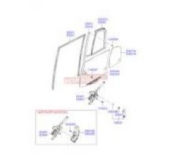 HYUNDAI GETZ KAPI CAM LASTİĞİ ARKA SAĞ KORE