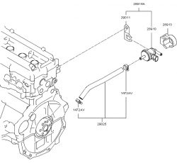 EMİŞ KONTROL VALFİ İ30/İ20/BLUE/CERATO 10-/ELENTRA 11- BENZİN