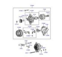 HYUNDAI  ACCENT 00-02 ŞARZ DİNAMO KASNAK (ACC00-)