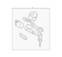 SET KİLİT [Kontak] ELENTRA [Tek] 04> (HMC)