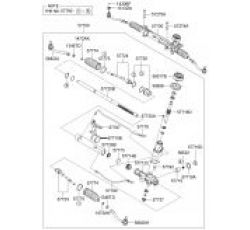 HYUNDAI  ACCENT ERA 07-12 DİREKSİYON KUTU TM TAKIM