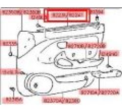 HYUNDAI  ACCENT 95-00 SOL ÖN KAPI CAM ALT FİTİL
