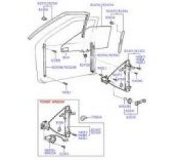 HYUNDAI  EXCEL SOL ARKA CAM ÇEVRE KIZAĞI SCP