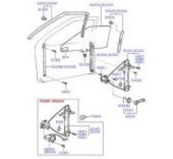 HYUNDAI  EXCEL SOL ARKA CAM ÇEVRE KIZAĞI SCP