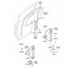 HYUNDAI STAREX KAPI CAM LASTİĞİ ÖN SOL STAREX/LİBERO STAREX KMYNT