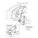 HYUNDAI  ACCENT 95-00 SAĞ KAPI CAM KIZAĞI(ACN 3