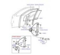 HYUNDAI  ACCENT 95-00 SAĞ KAPI CAM KIZAĞI(ACN 3