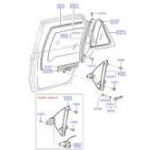 HYUNDAI  EXCEL ARKA KAPI CAM ALT KIZAĞI