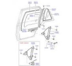 HYUNDAI  EXCEL ARKA KAPI CAM ALT KIZAĞI