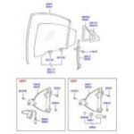 HYUNDAI ACCENT 00-02 KAPI CAM LASTİĞİ ARKA SOL MİLENYUM 00-02/ADMİRA ACCENT 03-06