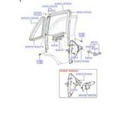 HYUNDAI  SONATA SAĞ ARKA CAM KIZAĞI (SONATA