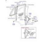 HYUNDAI  SONATA SOL ARKA CAM KIZAĞI (SONATA