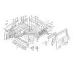 HYUNDAI  H100 ARKA AYAK MESNET PLEYT(3P