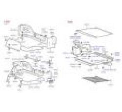 HYUNDAI ELENTRA BAGAJ SAĞ TRİMİ 96-00