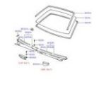 HYUNDAI  ELENTRA ÖN CAM SAĞ ALT IZGARASI ELENTRA 90-95