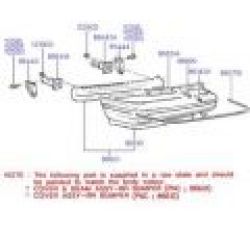 HYUNDAI  EXCEL ARKA TAMPON BAŞLIĞI(SCP93-94)
