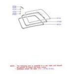 HYUNDAI  ELENTRA ARKA CAM ÇEVRE LASTİĞİ  ELENTRA 90-95