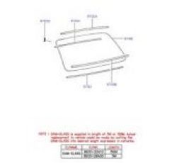 HYUNDAI  ATOS ARKA CAM ÜST LASTİĞİ  (ATOS