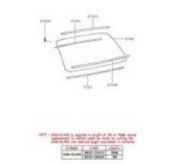 HYUNDAI  ACCENT 95-00 ARKA CAM ÇEVRE LASTİĞİ 