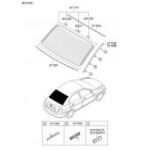 HYUNDAI ACCENT ERA 07-12 CAM LASTİĞİ ARKA ÜST