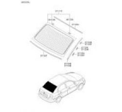 HYUNDAI ACCENT CAM LASTİĞİ ARKA ALT ERA