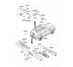 SİLECEK MOTORU ARKA TUCSON