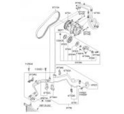 HYUNDAI ACCENT ERA 07-12 KLİMA BORUSU SOL HCC