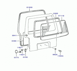 DAMPER BAGAJ KAPAK STOPER [Erkek] H100 (HMC)