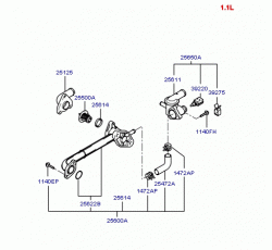 DEVİRDAİM SU BORUSU GETZ 02-05 DİZEL