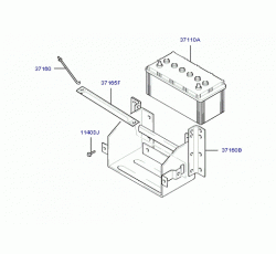 MUHAFAZA AKÜ TABLA H100 KMYT 04> (HMC)