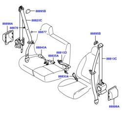 EMNİYET KEMERİ SAĞ PORTER H100  KMYNT 04-