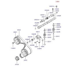 PİYANO MİLİ CIVATASI H100/STAREX/PORTER H100  KMYNT 04-/BONGO