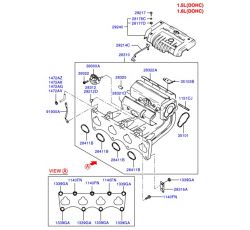 MANİFOLD CONTASI EMME ADMİRA ACCENT 03-06/MİLENYUM 00-02 1.3