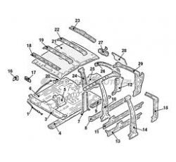 HYUNDAI ACCENT 00-02 SAĞ MARŞBİEL İÇ SACI