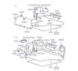 HYUNDAI  ACCENT 95-00 BAGAJ SOL TRİMİ (ACC 1.3)