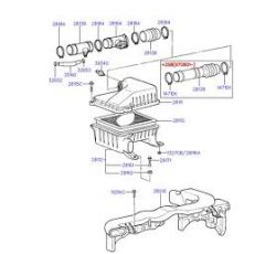 HYUNDAI  ACCENT 95-00 HAVA FİLTRE BORUSU ALT  