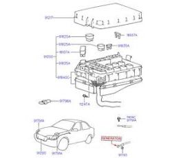 HYUNDAI  ACCENT 95-00 SİGORTA KAPAĞI ÜST ACCENT