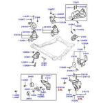 HYUNDAI SANTAFE MOTOR KULAK ÜST AYAK SANTAFE D 00-05