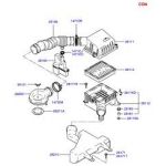 HYUNDAI ACCENT 00-02 HAVA FİLTRE BORUSU ÜST MİLENYUM 00-02/ADMİRA ACCENT 03-06