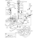HYUNDAI SANTAFE YAKIT DEPOSU SANTAFE 06- D