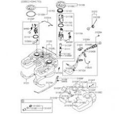 HYUNDAI SANTAFE YAKIT DEPOSU SANTAFE 06- D