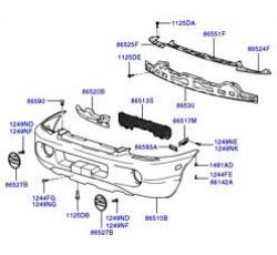 HYUNDAI SANTAFE TAMPON DEMİRİ ÖN ÜST