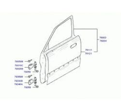 HYUNDAI ACCENT 00-02 KAPI SACI ARKA SOL MİLENYUM 00-02/ADMİRA ACCENT 03-06