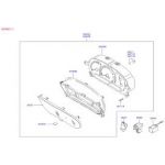 HYUNDAI ACCENT 00-02 GÖSTERGE SAAT CAMI MİLENYUM 00-02/ADMİRA ACCENT 03-06
