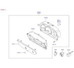 HYUNDAI ACCENT 00-02 GÖSTERGE SAAT CAMI MİLENYUM 00-02/ADMİRA ACCENT 03-06